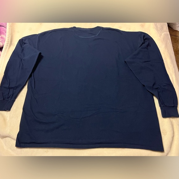 NWOT Russel Athletic Classic Navy Blue Men's Long Sleeved TShirt XXL - Picture 2 of 6